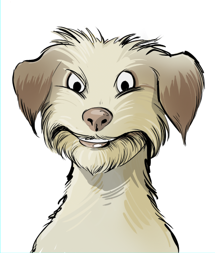 Pet Cartoon Headbust